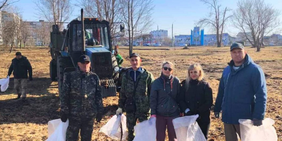 Общегородской месячник по уборке и благоустройству